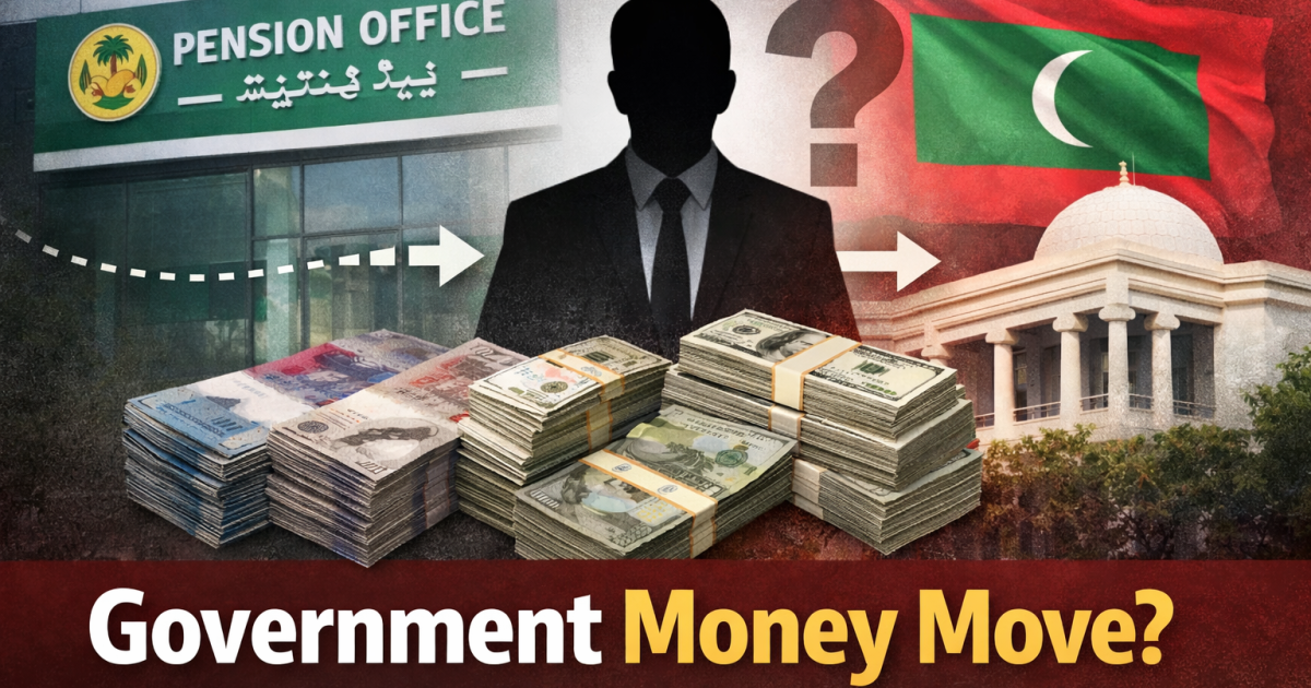 Pension office medhuveriakah hadhaigen hingi maalee muaamalaathuge hageegathai medhu bodethi suvaalu thakeh?